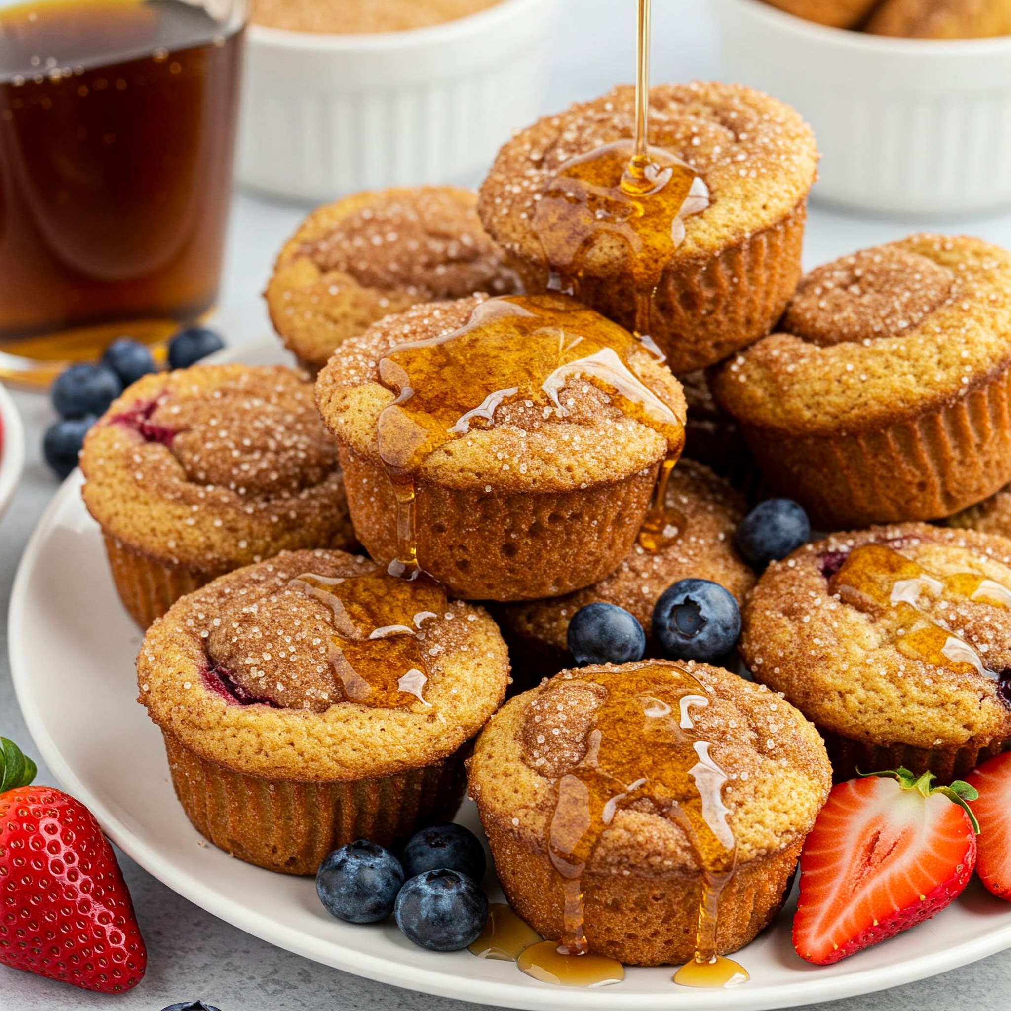 Ingredients for Cinnamon Sugar French Toast Muffins
