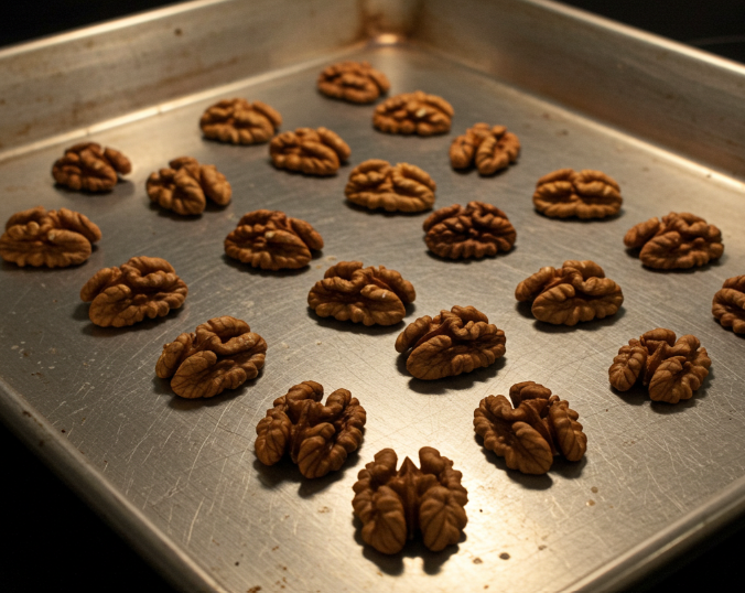 Toasted walnuts